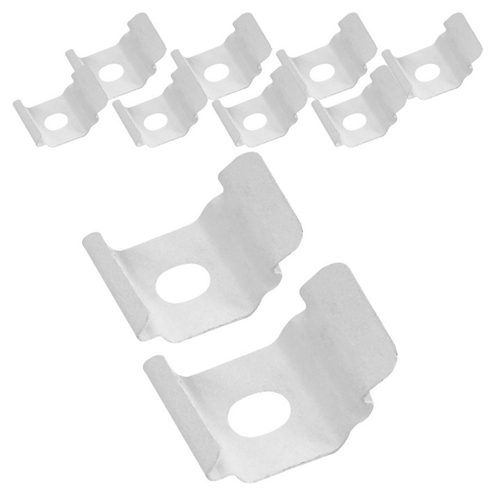 더원홈데코 커튼레일 조절 스냅 소 5p  대 5p 세트, 화이트, 1세트