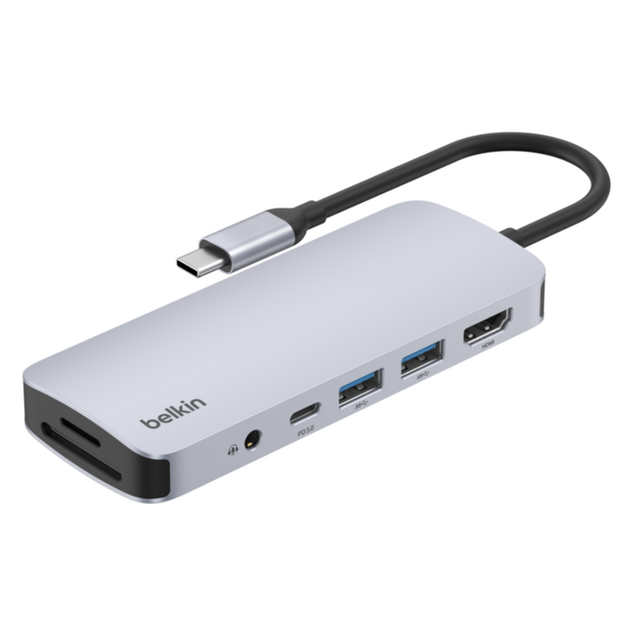 벨킨 connect USB C  7in1 멀티 포트 허브 어댑터 AVC009fqSGY V2