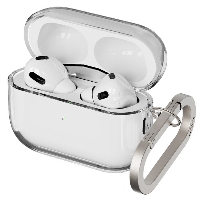 누아트 크리스탈 TPU 변색방지 투명 젤리케이스, 투명, 1개, 에어팟 프로 3