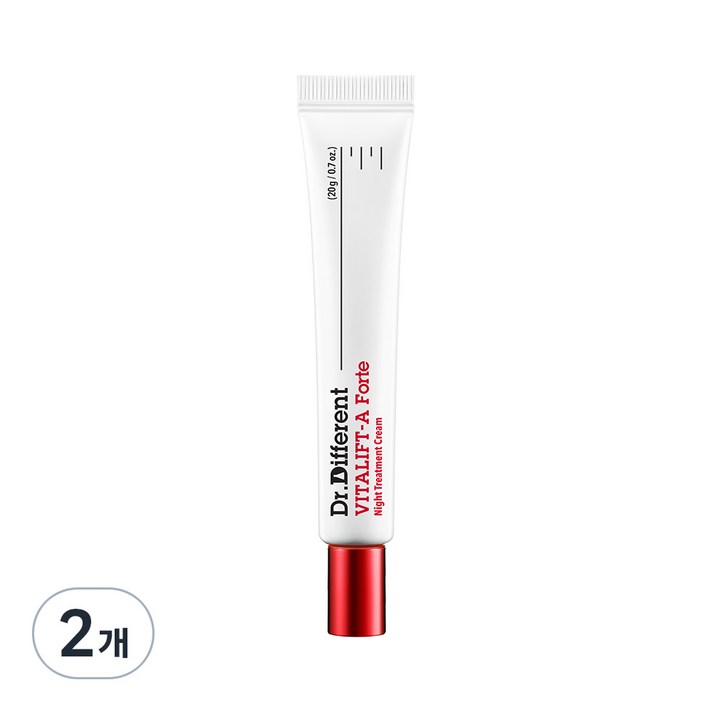 닥터디퍼런트 비타리프트 A 포르테 나이트크림, 20g, 2개 닥터디퍼런트 비타리프트 A 포르테 나이트크림, 20g, 2개