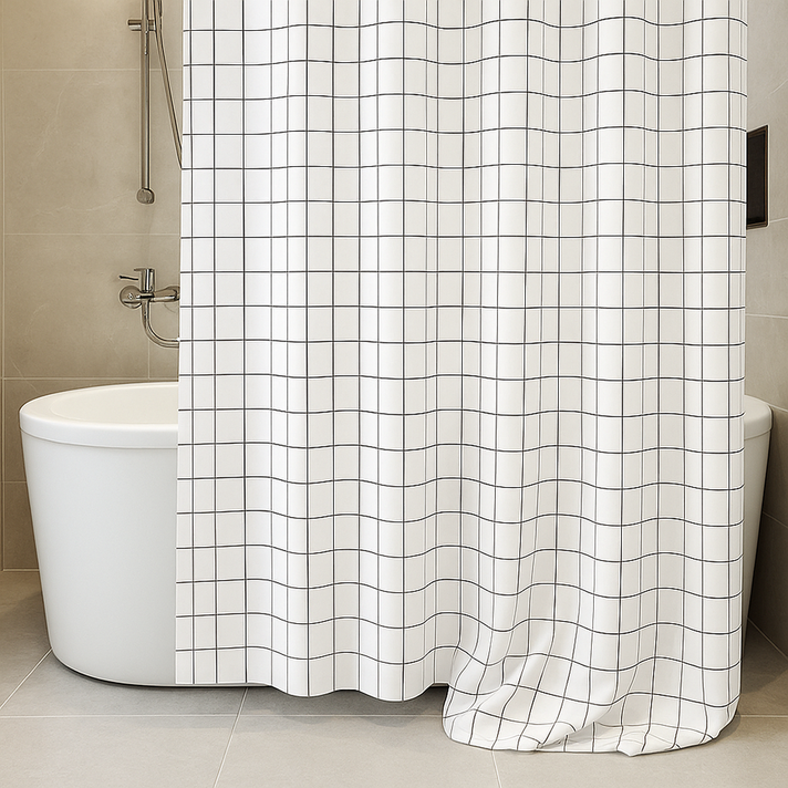 베러웰즈 물튐 방지 샤워 커튼