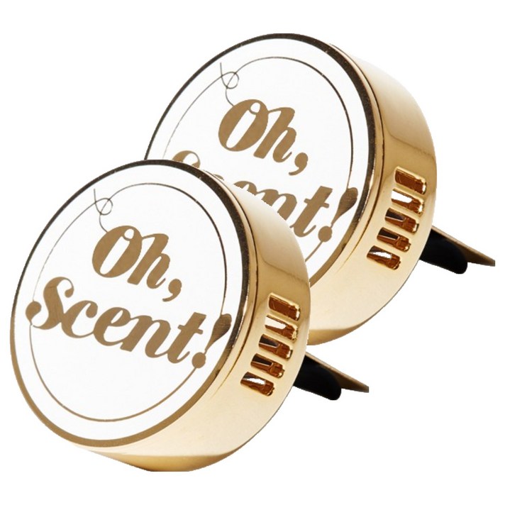 오센트 포레스트 차량용 방향제 본품 화이트, 2개, 오센트 포레스트