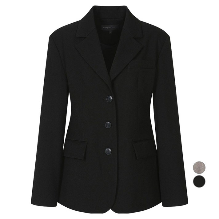 올리브데올리브 여성용 싱글 테일러드 자켓