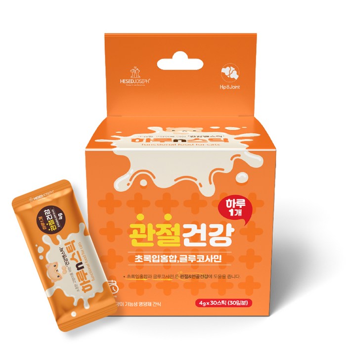 하루n스틱 고양이 관절건강 영양제 4g x 30p 하루n스틱 고양이 관절건강 영양제 4g x 30p