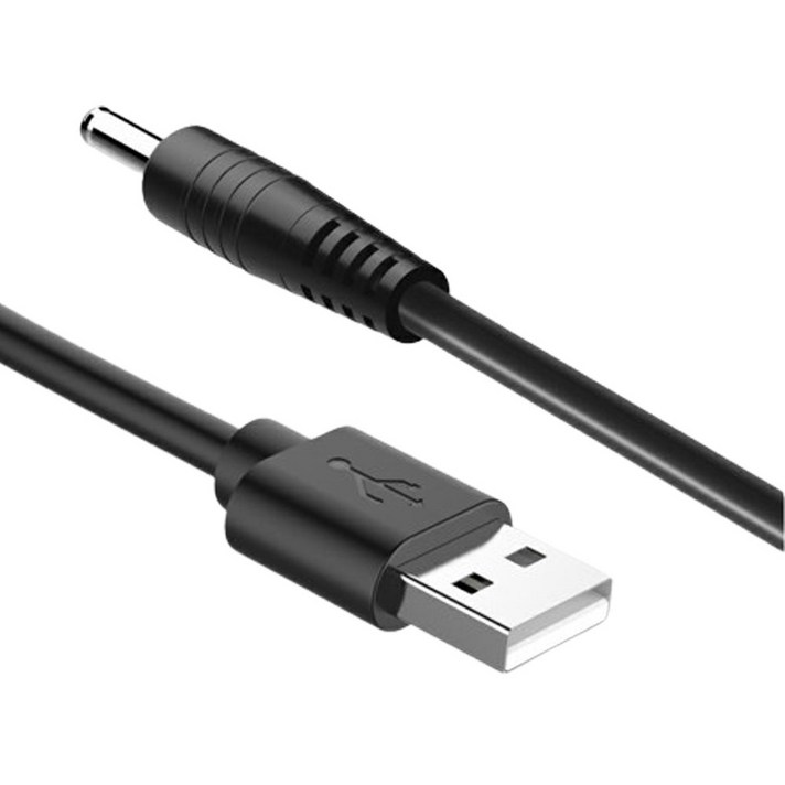 USB DC 케이블 전원 공급 충전 연결선 어댑터 외경 3.5mm, 1개