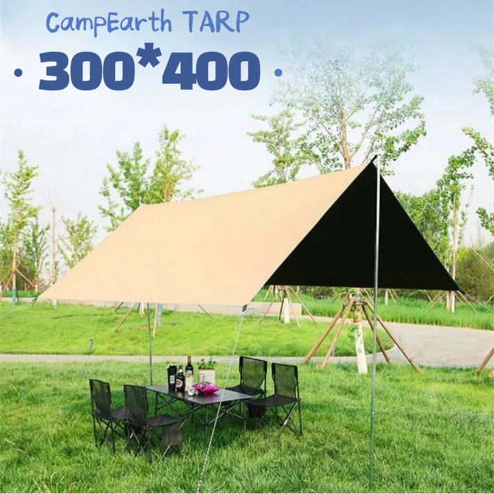 캠프어스 시원하고 방수되는 그늘막 타프 34