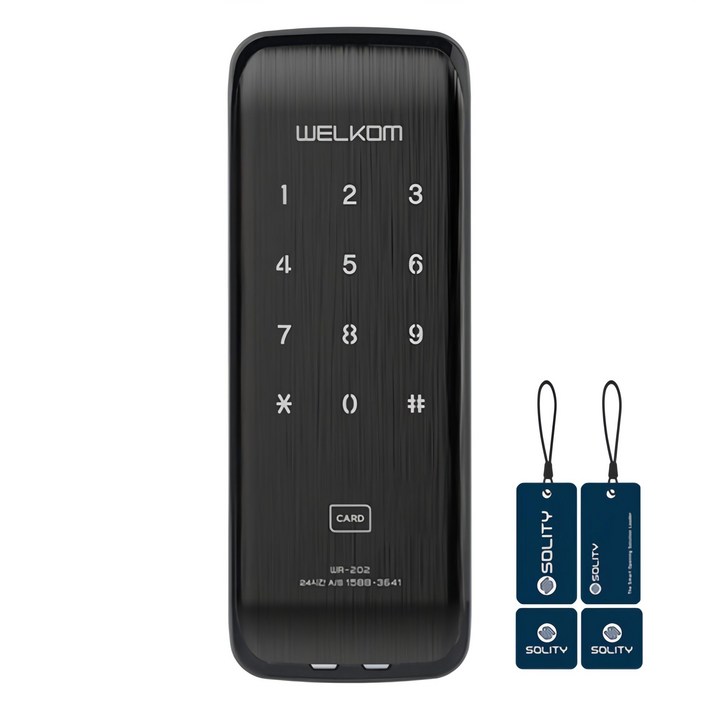 솔리티 웰콤 0초 바로잠금 도어락