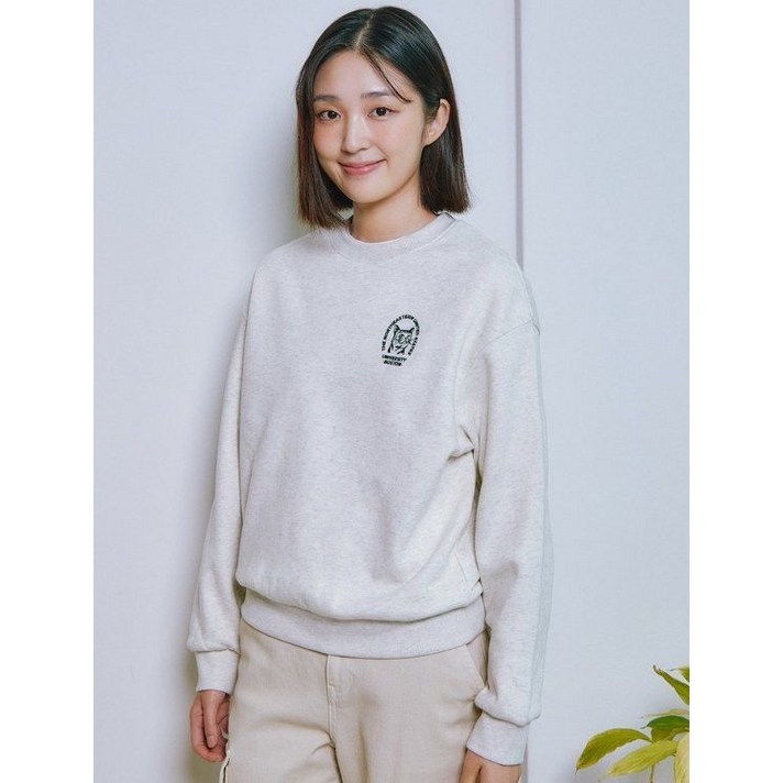 백화점정품 25년SS 폴햄 POLHAM 여성 코숏 플리스 맨투맨 티셔츠 PHE4TR2020