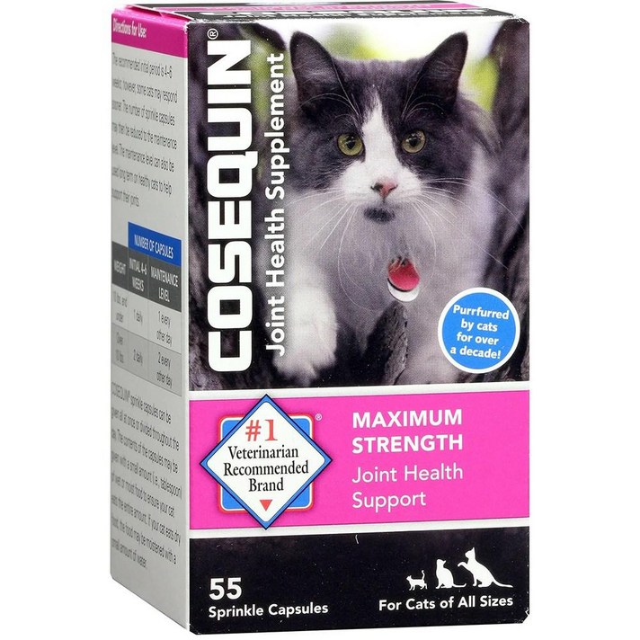 뉴트라맥스 코세퀸 고양이 관절 영양제 55정 Cosequin for Cats Maximum Strength