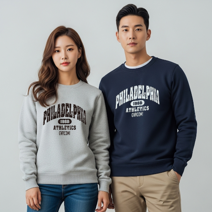 디자인사 남여공용 1988 맨투맨 티셔츠