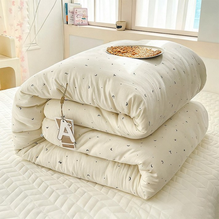 차렵이불 고밀도 부드러운 양면 동계 차렵이불 사계절 가정용 워싱 이불