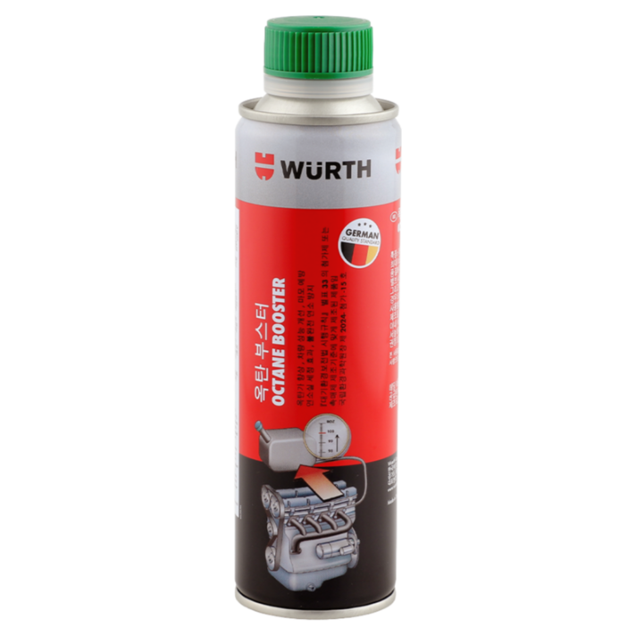 WURTH뷔르트 신제품 옥탄부스터 휘발유 가솔린 연료첨가제 300ml, 1개