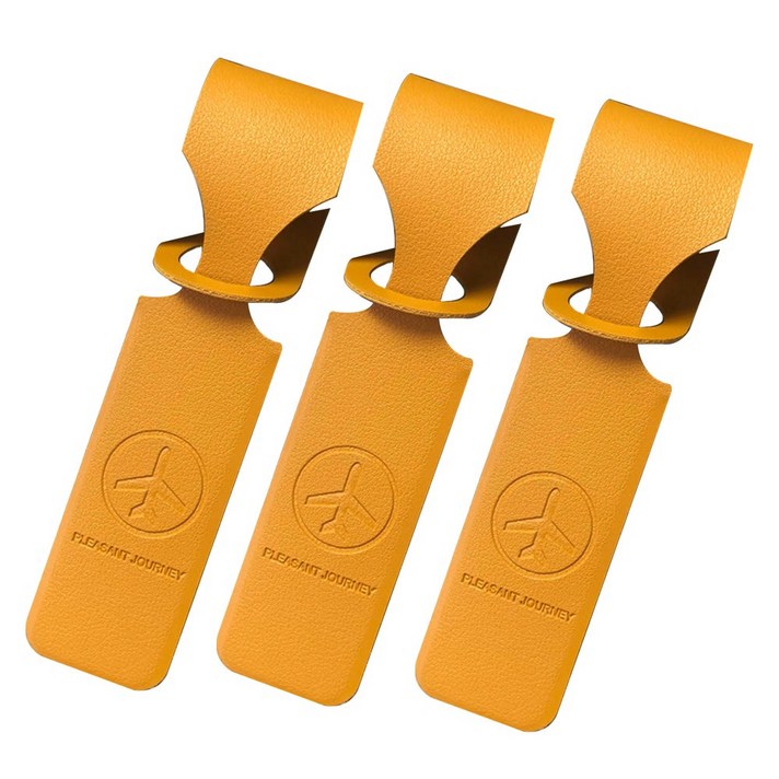 어반이즈 여행 가죽 캐리어 네임택