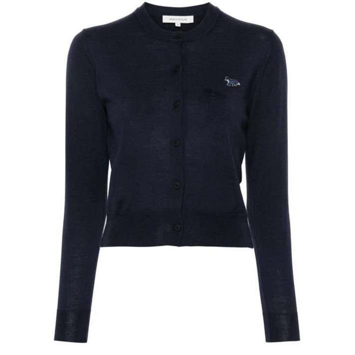 백화점출고 메종키츠네 국내발송 베이비 폭스 패치 가디건 네이비 MW00507KT1036 P492 맨투맨 풀오버 데일리 커플 스웨터