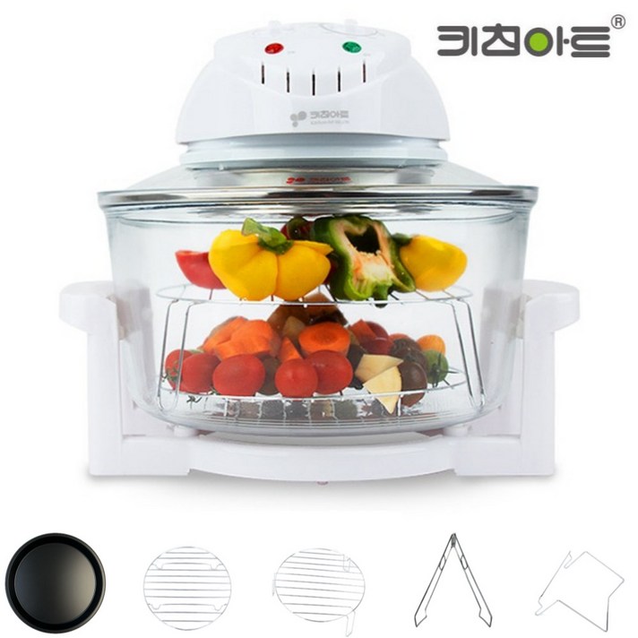 신상품 키친아트 생선구이 12L 대용량 오븐 에어프라이어 광파오븐 KA1201OS