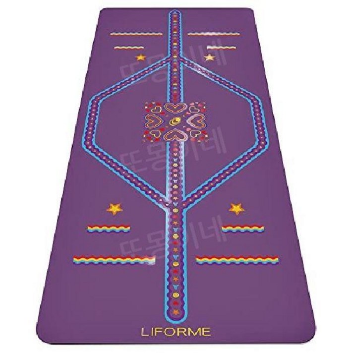 영국 정품 라이폼 천연고무 요가 매트 필라테스 Liforme 홈트매트