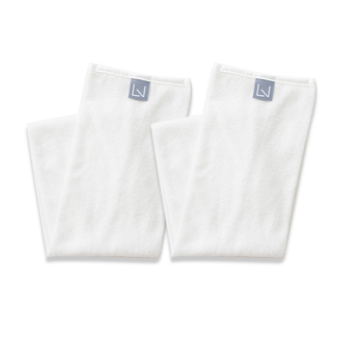 퓨어레비 천연펄프 롱바디타올, 화이트, 2개, 1개입