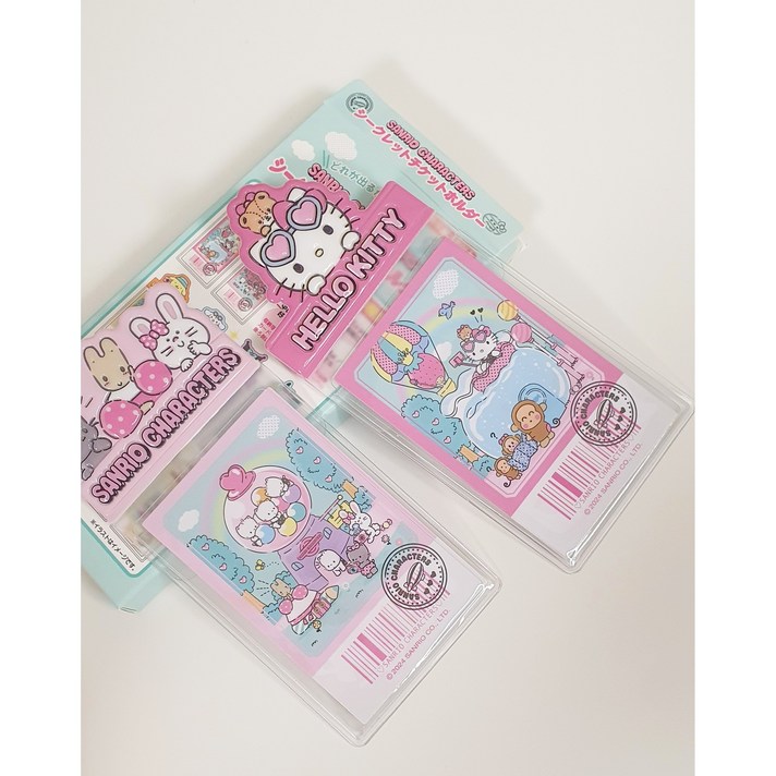 산리오 캐릭터즈 판타지 여행 시크릿 미니 티켓 홀더 뱃지 클립