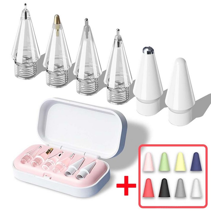 아이패드 애플펜슬 펜촉 123세대 프로 USBC타입 호환 펜촉 세트 케이스나라