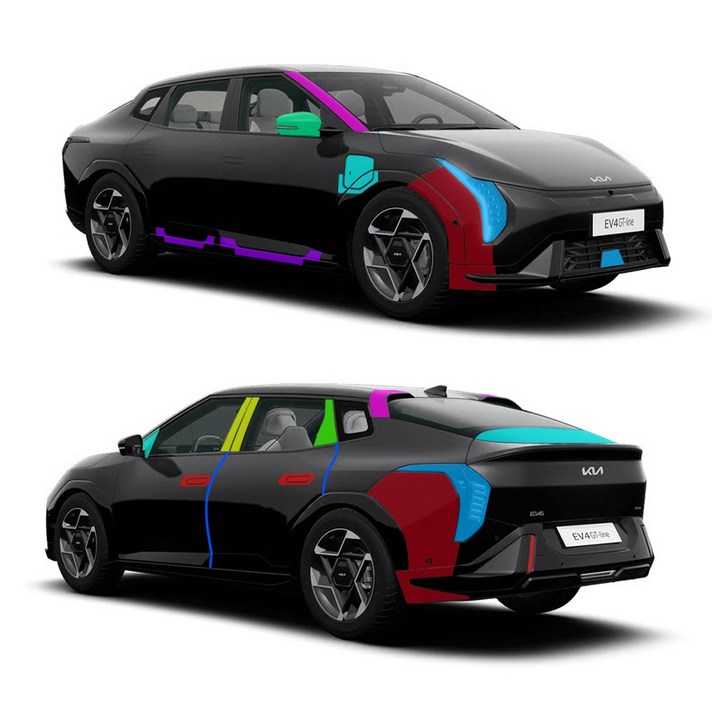 스킨엑스 EV4 CT1 PPF 차량보호필름 외장필수패키지C, GT라인, 1개