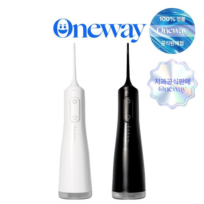 치과공식판매 원웨이 워터덴트 구강세정기 V4, 블랙