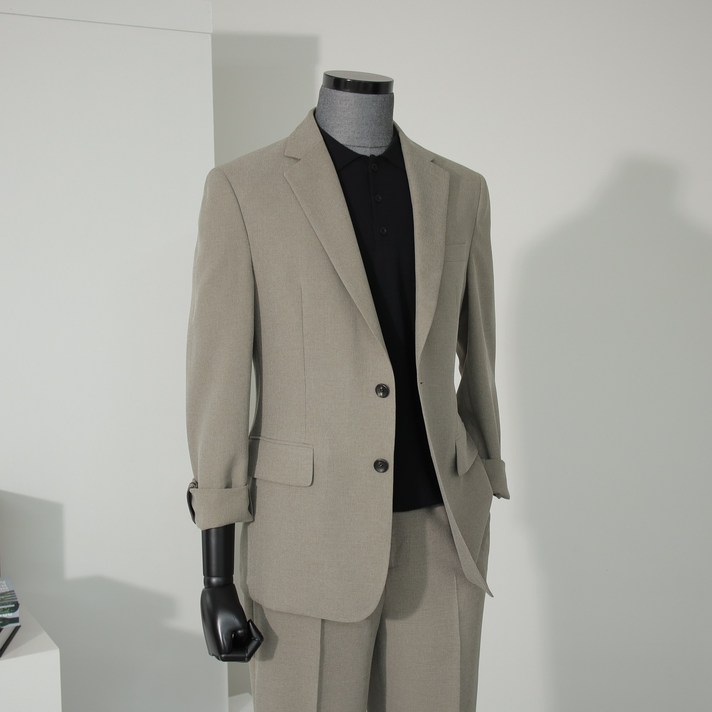 리버클래시 LLS26501BE SLIMFIT JACKET 노치드 싱글 자켓 베이지