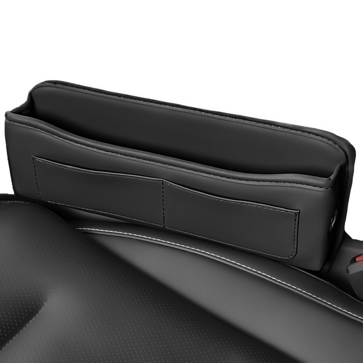 볼체 차량 사이드 포켓 정리함 앞좌석 틈새 전용 자동차 수납함, 01.클래식 블랙, 2개