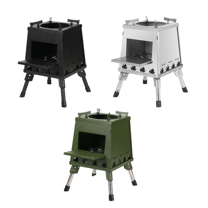 미니접이식화로 캠핑용 화목난로 불멍 대형, 1개