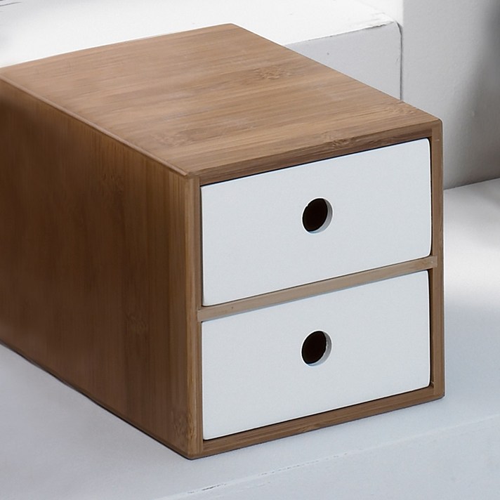 키모 원목 미니서랍함 일반형 2칸, HX72061