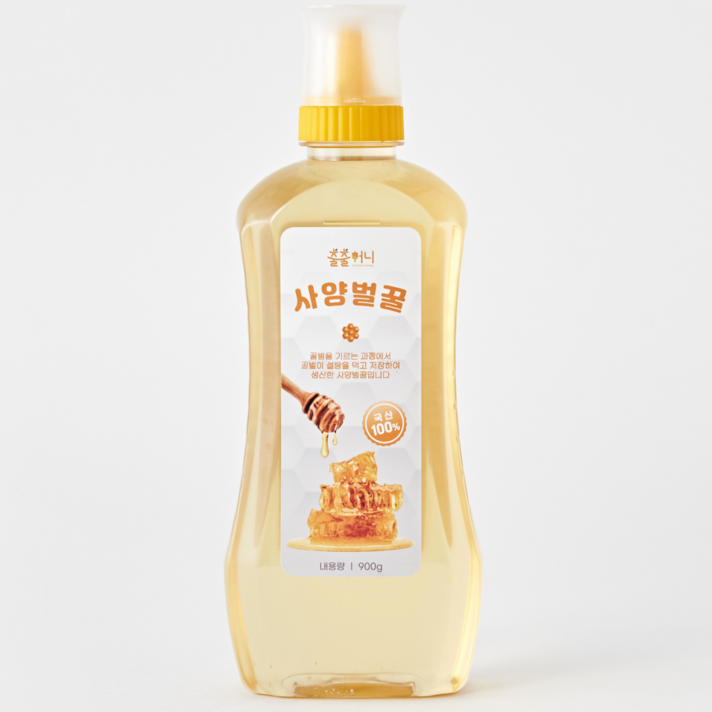 출출허니 100 국내산 순수 사양벌꿀, 1개, 900g