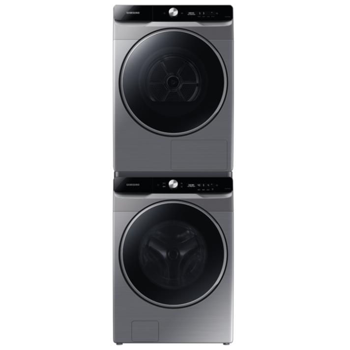 삼성전자 그랑데 세탁기 WF19T6000KW 19kg 건조기 DV17T8520BW 17kg 직렬설치 키트 방문설치