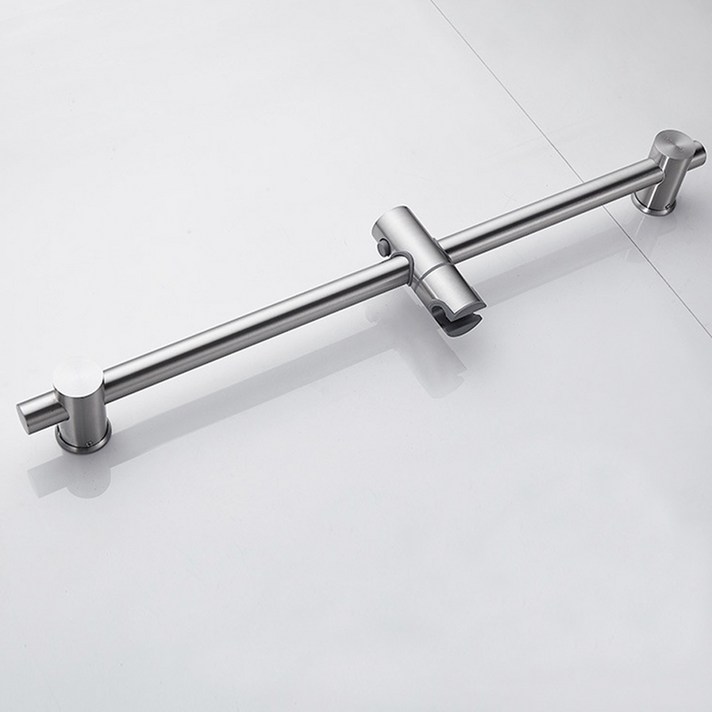 HK.sell 니켈 프리 리프트 라운드 스텐 샤워기 슬라이드바원형, 1개, 실버