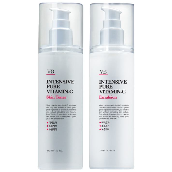 비바스 인텐시브 퓨어비타민C 스킨토너  에멀전 세트, 1세트