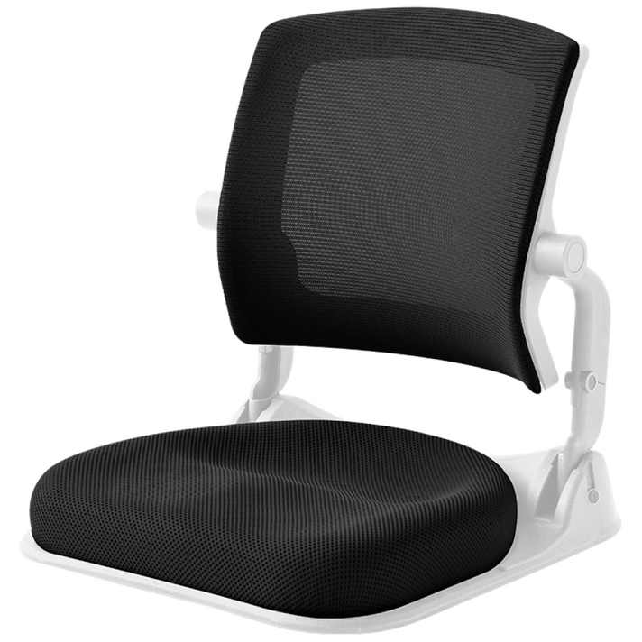 퍼백 PBL1503 브리즈백 접이식 휴대용 좌식의자 일식집 다다미방 허리 편안한 바닥의자, 브리즈백 화이트원톤블랙