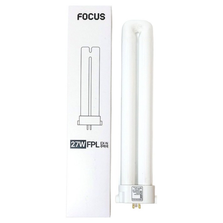 스탠드용 램프 FPL 27W 화장대용 간이침실 4PIN 관2개 27W램프 팬트리 Pantry FPL27EXN, 1개당2개이상구매필수