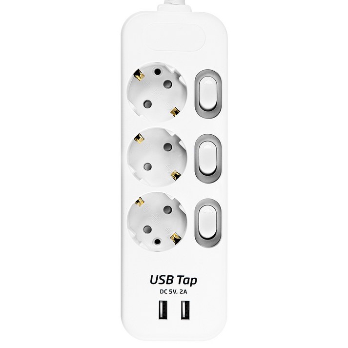 써지오 안전멀티탭 USB 3구개별 DH2039MUT