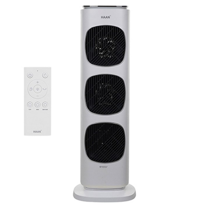 한경희생활과학 한경희이지라이프 3단 개별 파워난방 리모컨형 PTC 온풍기