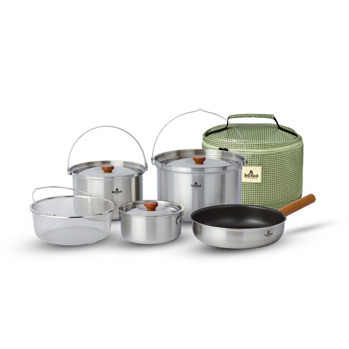 벨락 콤비 9 엑스라지 코펠 코팅팬 세트 6인7인용, 혼합색상, 1세트