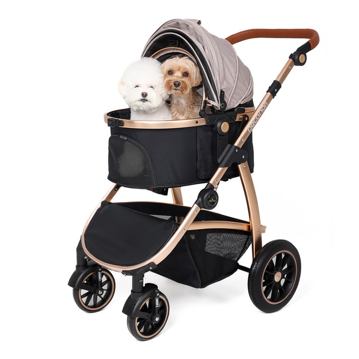 피카노리 반려동물 ISOFIX 럭셔리 애견카시트 유모차 PECA1050, 로지