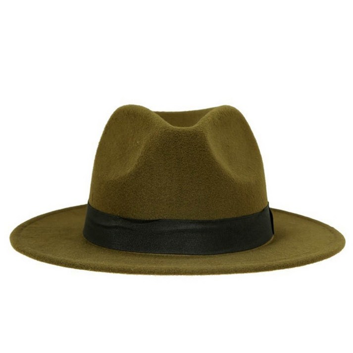 모자 페도라 빈티지 클래식 펠트 재즈 중절모 큰 챙 cloche 카우보이 파나마