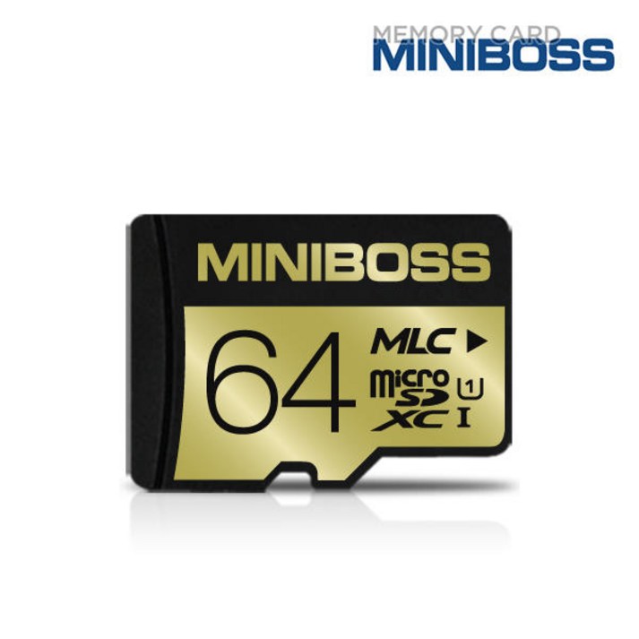 미니보스 블랙박스용 마이크로SD MLC 메모리카드, 64GB, 2개
