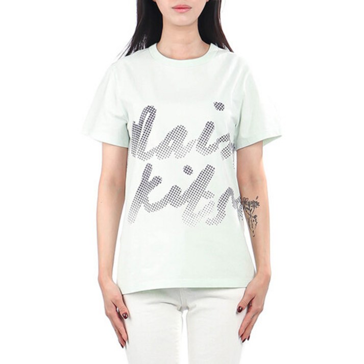 [메종키츠네] (HW00111KJ0008 MINT) 여성 반팔 티셔츠