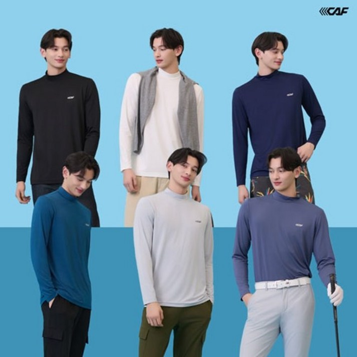 [쇼핑엔티] [MD추천] 르까프 25SS 최신상! 드라이 에어텐션 티셔츠 6종 세트, 남성