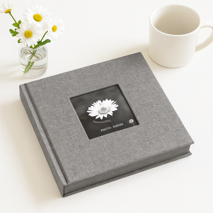 씨피다이 대용량 포켓식 패브릭 포토 메모 사진 앨범