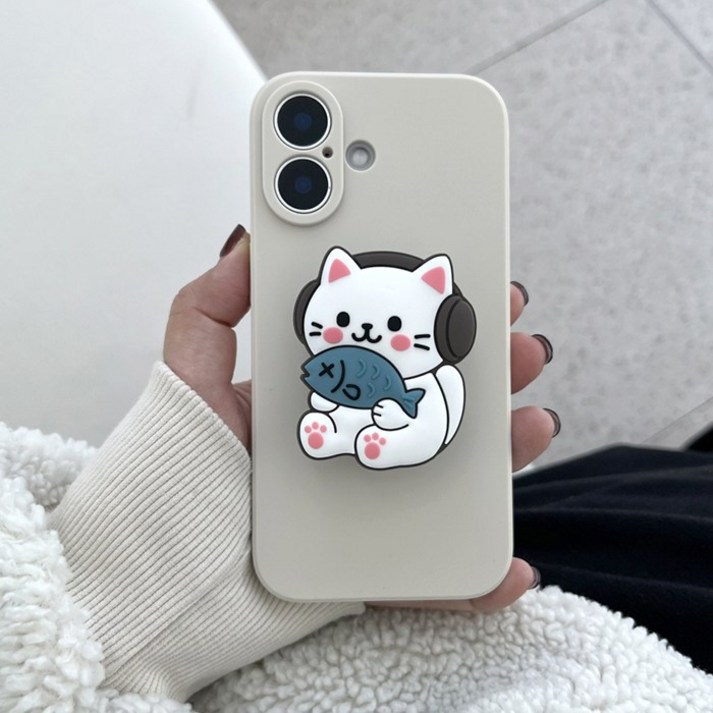 HS&D 물고기냥이톡 파스텔케이스