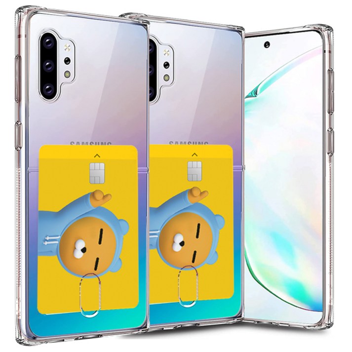 11 스톤스틸 갤럭시 노트10 노트10플러스 카드 수납 투명 범퍼 케이스