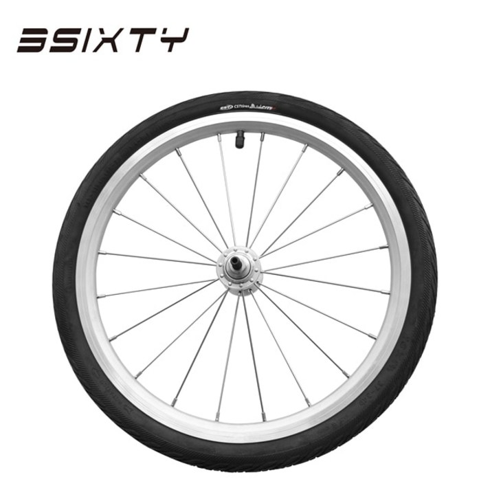 3SIXTY 16 인치 349 자전거 바퀴 3Sixty 접이식 자전거, 휠셋