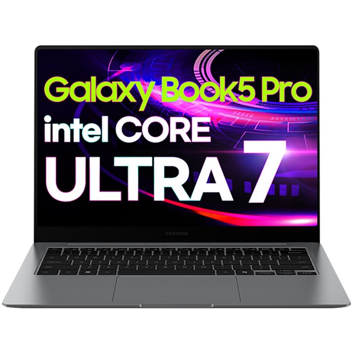 [삼성전자 공식파트너] 갤럭시북5 프로 NT940XHA-K71AR 인텔 울트라7 AI 터치스크린 사무용 고사양 영상편집 윈도우11 노트북, NT940XHA-K71AR, WIN11 Home, 32GB, 1TB, 그레이
