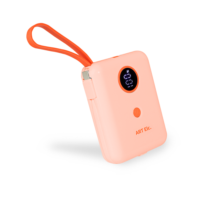 아트일렉 미니 포터블 고속충전 20W 잔량표시 보조배터리 10000mAh 갤럭시 아이폰, 핑크 아트일렉 미니 포터블 고속충전 20W 잔량표시 보조배터리 10000mAh 갤럭시 아이폰, 핑크