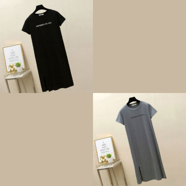 리바이유 옆트임 반팔원피스 홈웨어 원뿔핫딜 11